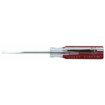 PRATT-READ 1/8X2-1/4 Screwdriver 103557